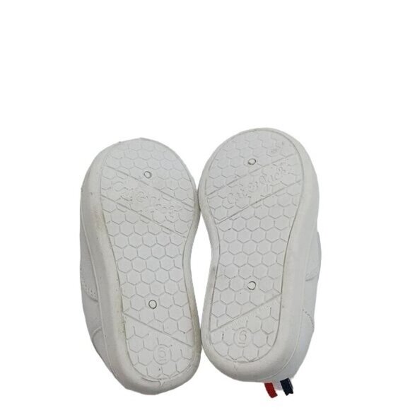 Cat & Jack Canvas Shoes White Archer Patriotic Red White Blue Stars Toddler Girl - Picture 5 of 8